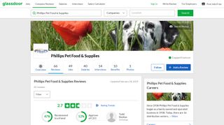 Phillips Pet Food & Supplies Reviews | Glassdoor
