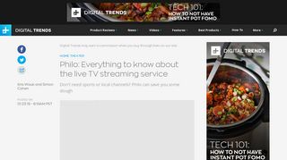Philo: Everything to Know About the Live TV Streaming Service ...