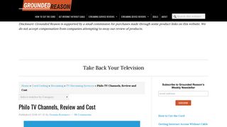 Philo TV Channels, Review and Cost | Grounded Reason