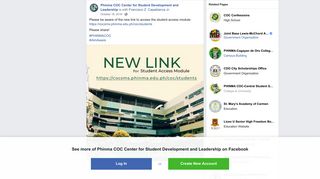 Please be aware of the new link to... - Phinma COC Center for Student ...