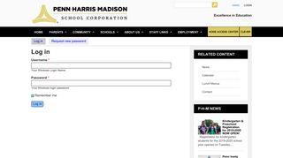 Log in | Penn-Harris-Madison School Corporation