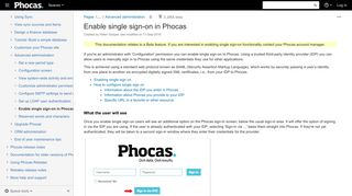 Enable single sign-on in Phocas - Documentation - Phocas ...