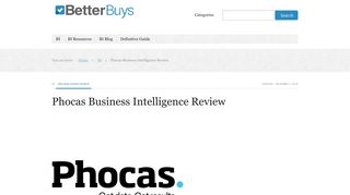 Phocas Business Intelligence Review – 2019 Pricing, Features ...