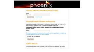 Phoenix Login - Phoenix Casting Agency
