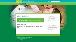 Phoenix Health Plan | For Providers