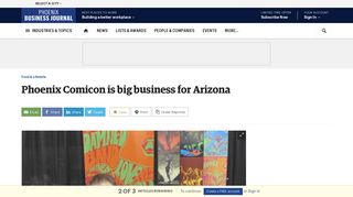 Phoenix Comicon is big business for Arizona - The Business Journals