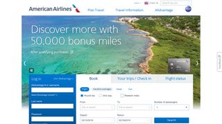 American Airlines - Airline tickets and cheap flights at AA.com