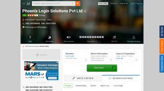 Phoenix Login Solutions Pvt Ltd, Rabindranath Tagore Nagar - S S S ...
