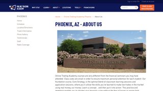 Phoenix Trader and Investor Education | Online Trading Academy