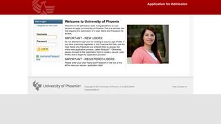 MyApply: Login - University of Phoenix - MyApply