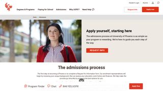 College Admissions - University of Phoenix