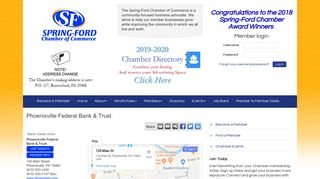 Phoenixville Federal Bank & Trust | Bank/ Credit Union - Spring-Ford ...