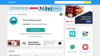 Phone Backup Apk Download latest version 9.3- online.phonebackup ...