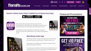 HarrahsCasino.com | Mobile Casino | Entertainment on the Go