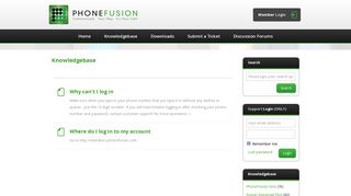 Log In / Access - PhoneFusion