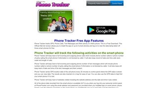 Phone Tracker - World Leader in Free Mobile Tracker Software for ...