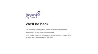 Phone and pay - Sunderland City Council