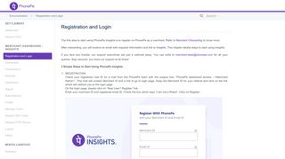 Registration and Login - PhonePe