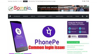 PhonePe Login issue|| Unable to Login or Reset - Somnio360