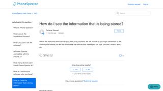 How do I see the information that is being stored? – Phone Spector ...
