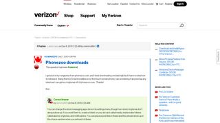 Phonezoo downloads | Verizon Community