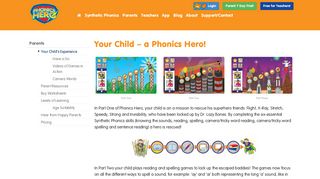 Phonics Hero - Your Child's Experience - Phonics Hero