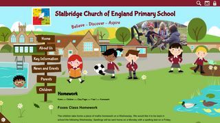 Homework | Stalbridge Church of England Primary School