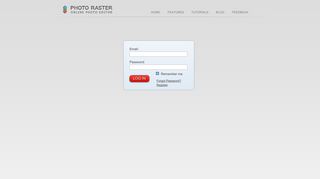 Log in | Online Photo Editor - Photo Raster