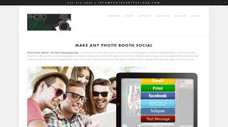 Photo Party Upload | photo booth social media software