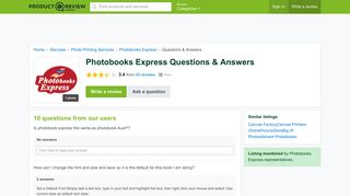 Photobooks Express Questions & Answers - ProductReview.com.au