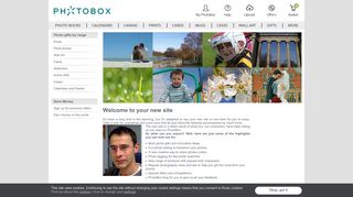 Welcome to your new site | Photobox