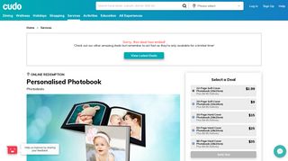 Personalised Photobook from Photodeals | Cudo