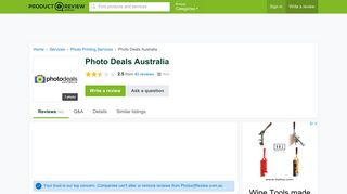 Photo Deals Australia Reviews - ProductReview.com.au