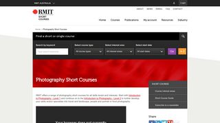 Photography Short Courses - RMIT' short courses - RMIT University