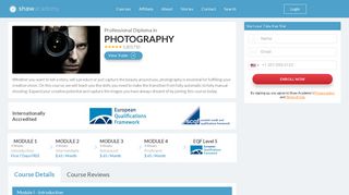 Diploma in Photography | Professional Photography Course Online ...
