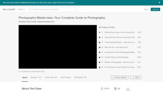 Photography Masterclass: Your Complete Guide to Photography | Phil ...