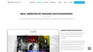 Best Photography Website Examples - Fotomerchant