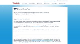 Disney PhotoPass | Guest Services | Hong Kong Disneyland Resort