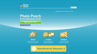 PhotoPeach - Fresh slideshows to go!