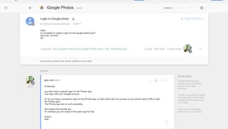 Login to Google photo - Google Product Forums