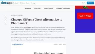 Cincopa Offers a Great Alternative to Photosnack | The Blog