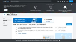 photo stream - How can I access my Photostream on Windows? - Ask ...