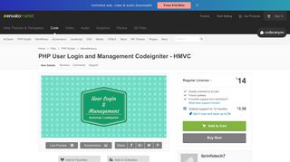 PHP User Login and Management Codeigniter - HMVC by ...