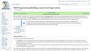 PHP Programming/Building a secure user login system - Wikibooks ...