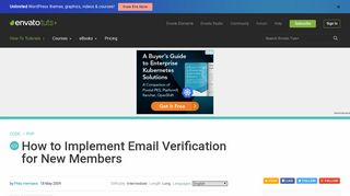 How to Implement Email Verification for New Members - Code Tuts