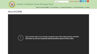 About ECHMB - ECHMB | The Eastern Caribbean Home Mortgage Bank