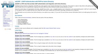 adLDAP - LDAP Authentication with PHP for Active Directory
