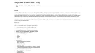 uLogin PHP Authentication Library
