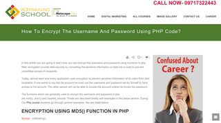 How to Encrypt The Username and Password Using PHP Code?