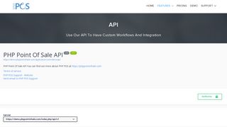 Application Programming Interface (API) - PHP Point Of Sale | Easy to ...